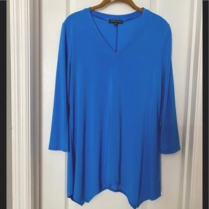 SLINKY Brand tunic top, Blue,S
